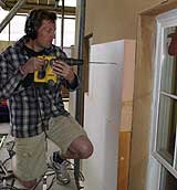 fixing 80mm external insulation